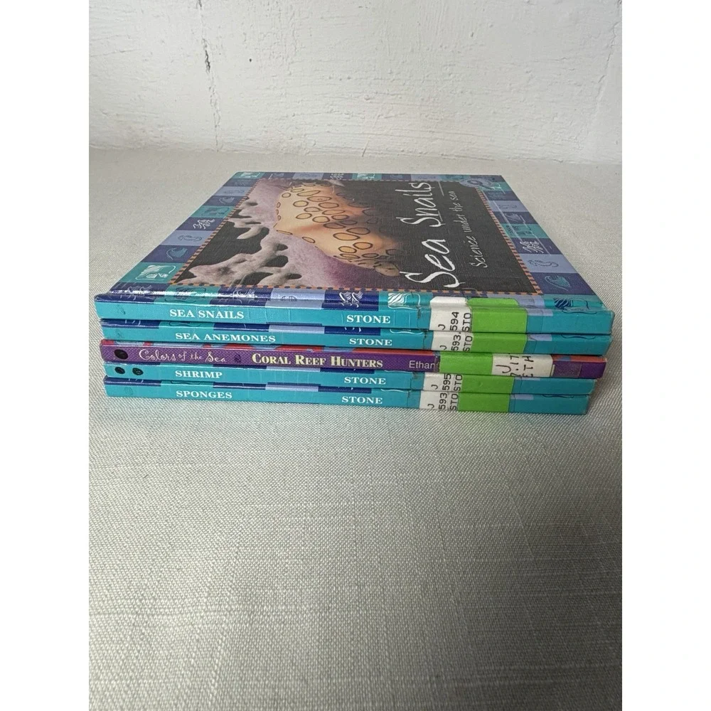 Lot of 5 Science Under the Sea Books Stone Discovery Library Homeschool